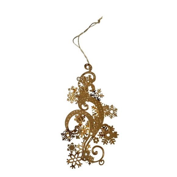 Danbury Mint 1998 Gold 23K Plated 3D Christmas 7 Ornaments - Picture 2 of 15